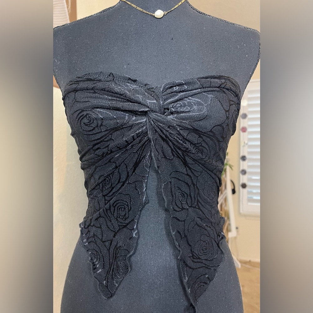 BLACK TUBE TOP